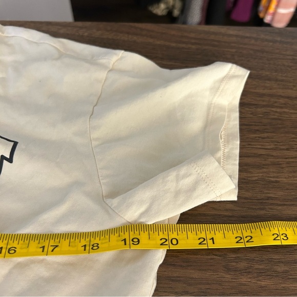 💕H&M Cream Graphic Tee with Floral Design girl 16-18 - Picture 7 of 9